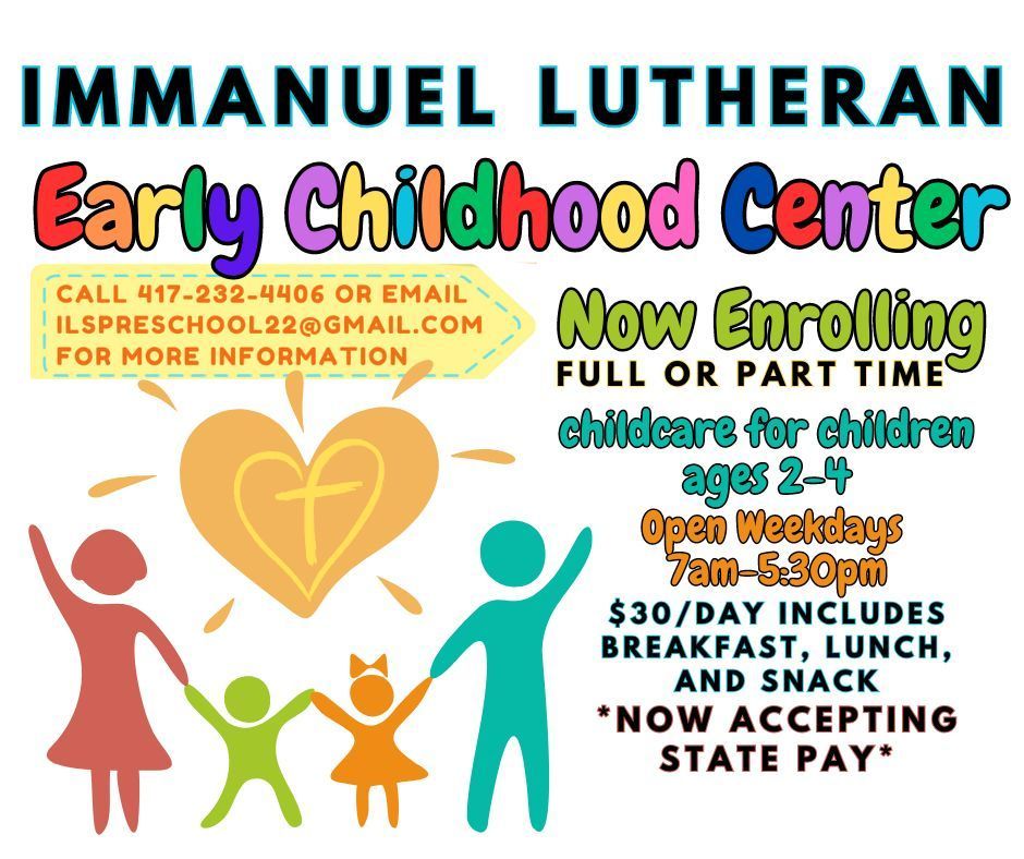 Early Childhood Center Now Enrolling
