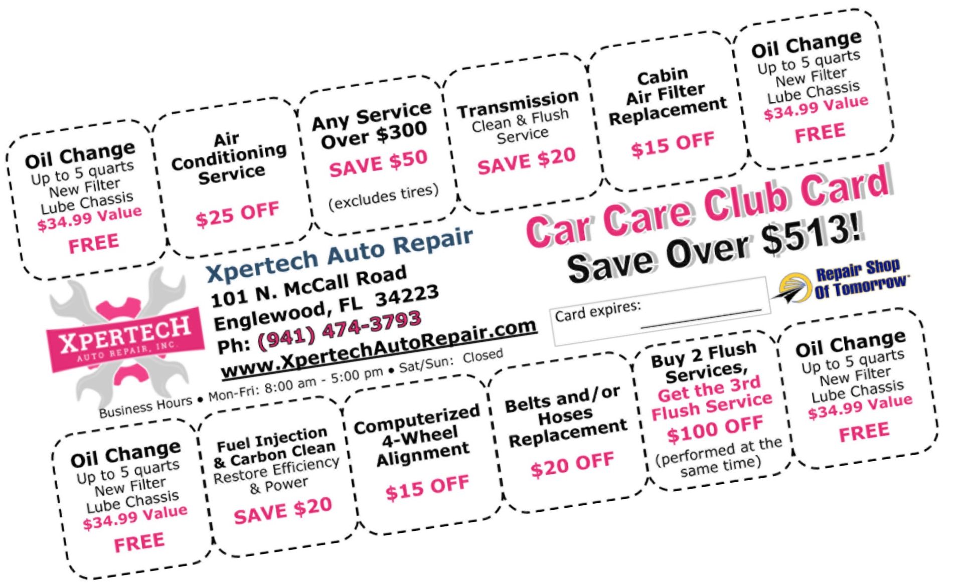 Car Care Club Card