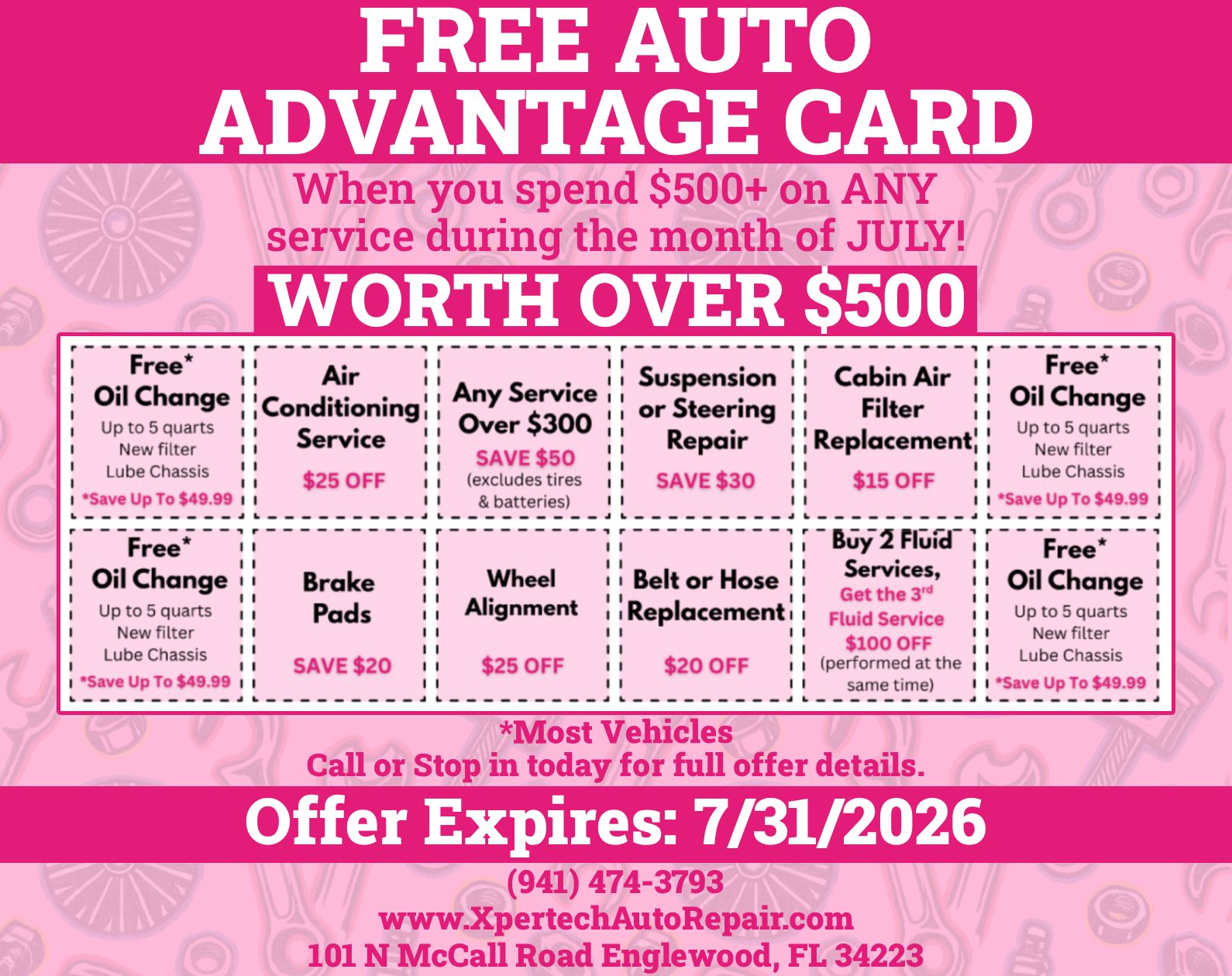Black Friday Sale Extended! Buy One Car Care Club Membership and get a second membership Free | Xpertech Auto Repair, Inc.