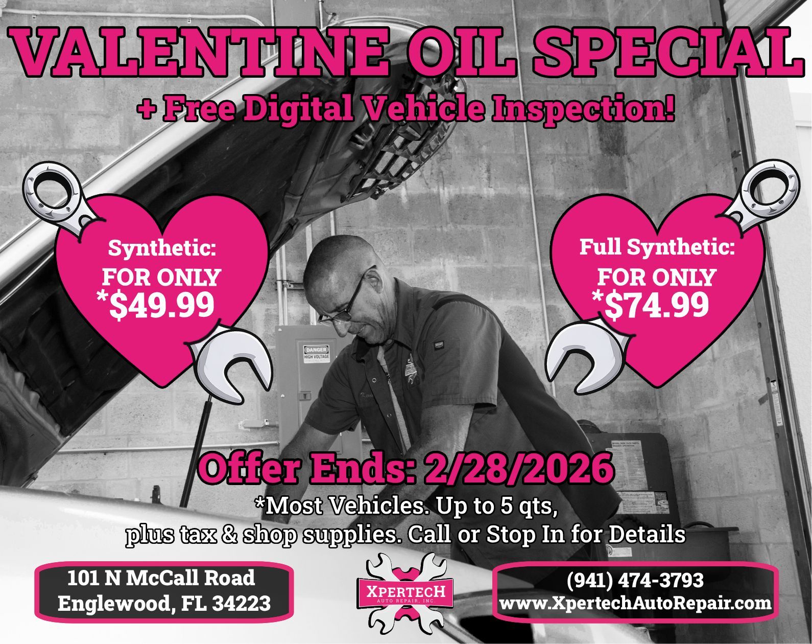 Holiday Special and Free Digital Vehicle Inspection | Xpertech Auto Repair, Inc.