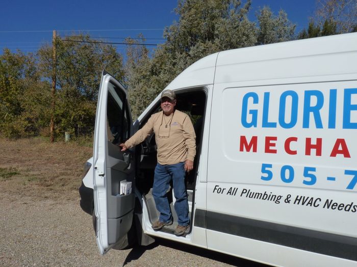 Man On A Service Truck - Glorieta, NM - Glorieta Creek Mechanical LLC