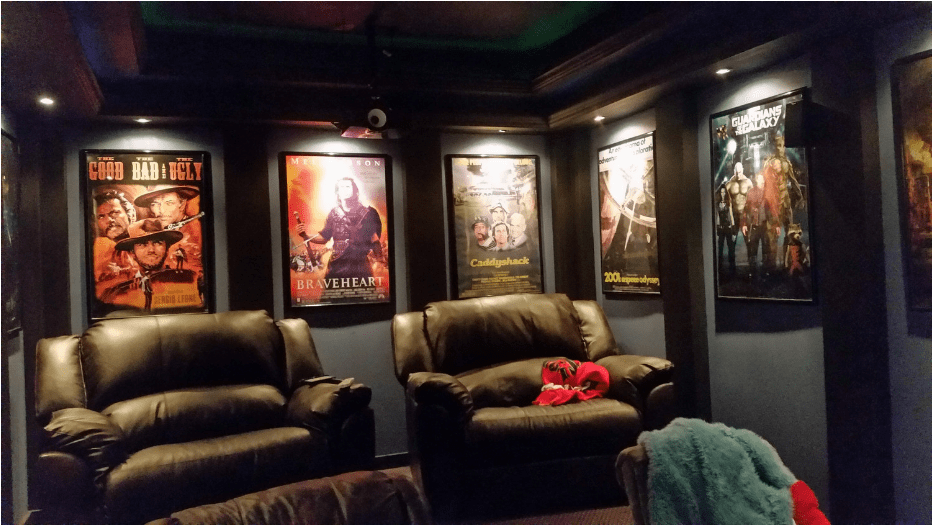 Theater rooms — Movie theater like basement in Cincinnati, OH