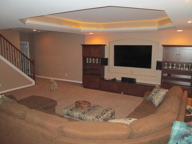 Man Caves — Sofa with tv in Cincinnati, OH