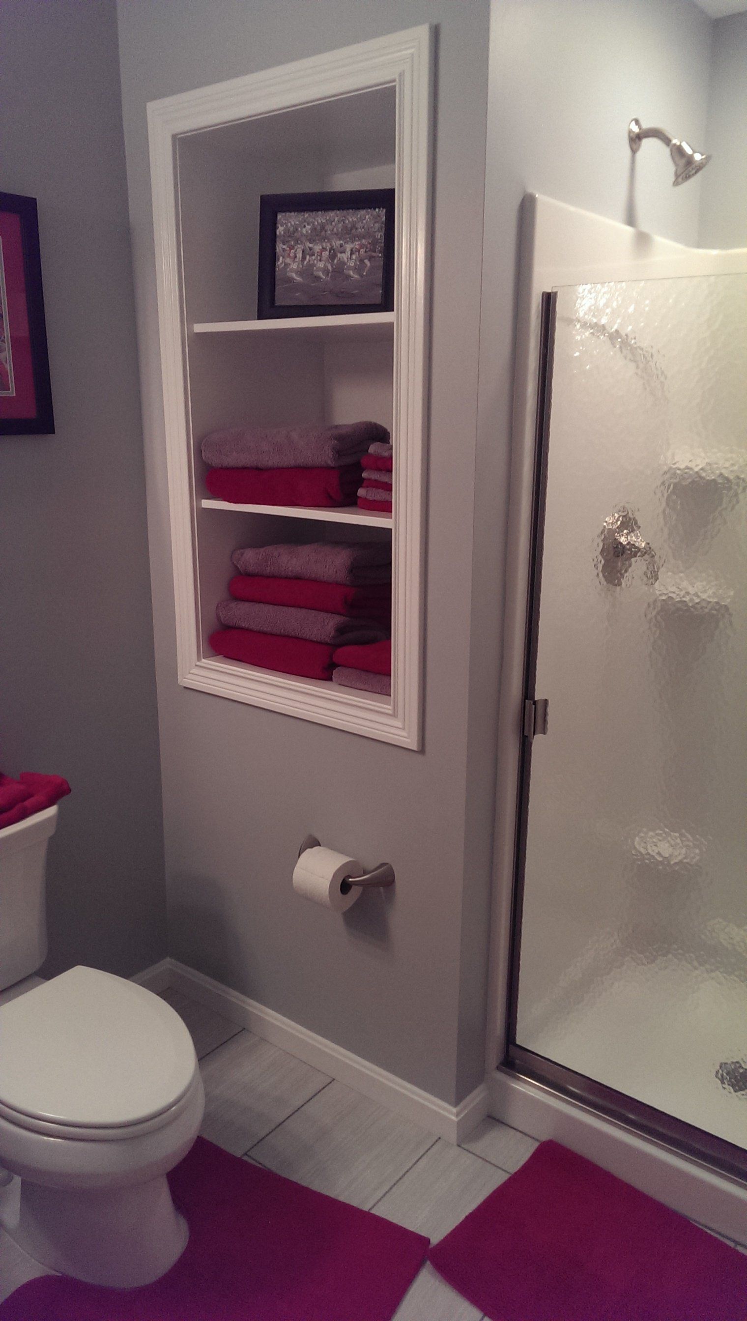 Basement baths — Toilet with cabinet  in Cincinnati, OH