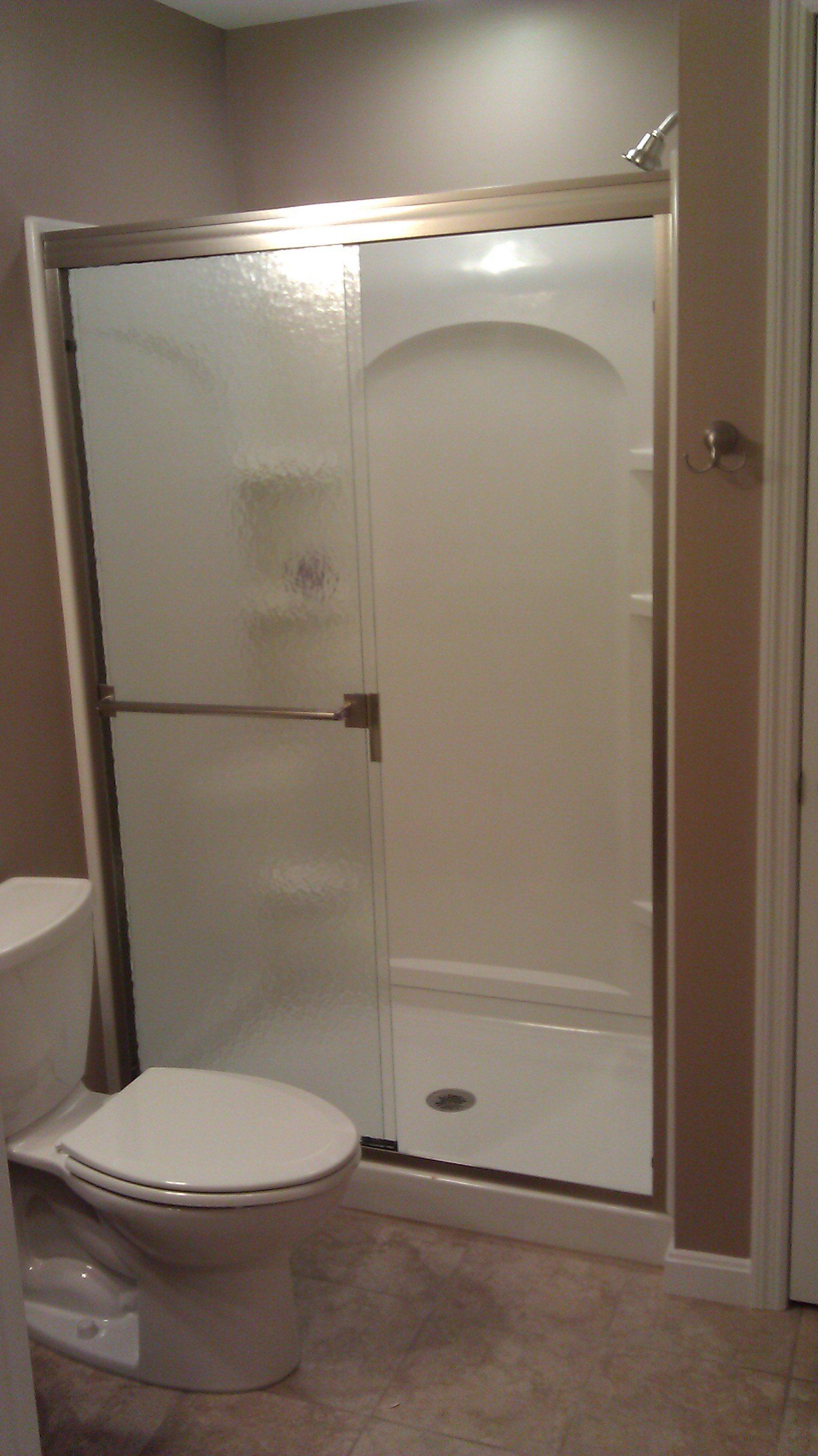 Basement baths —Toilet with bathroom door in Cincinnati, OH