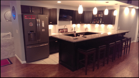 Basement finishing ideas — Bar setup kitchen  in Cincinnati, OH