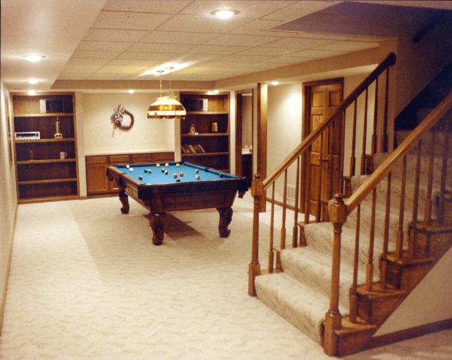 Basement designs — Billiard pool set in Cincinnati, OH