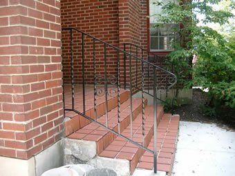 Railings and Bricks Stairs - Ornamental Railings in Buffalo, NY