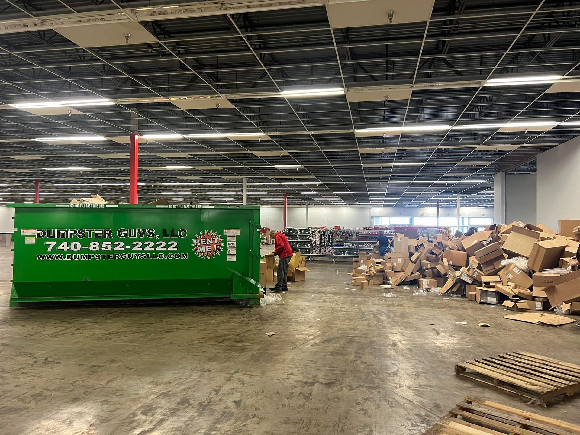 image of recycling with dumpster rental