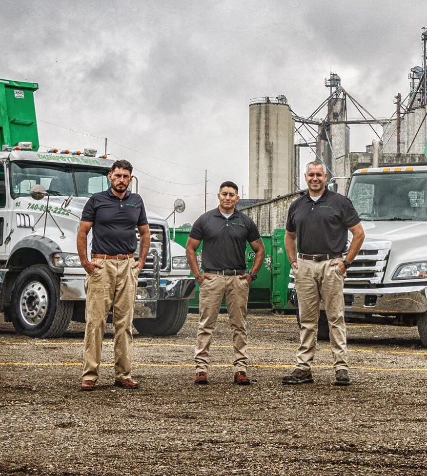 image of dumpster guys team