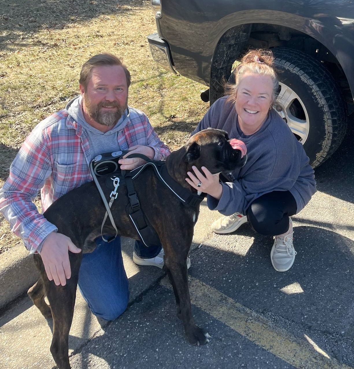 Murphy and his new parents