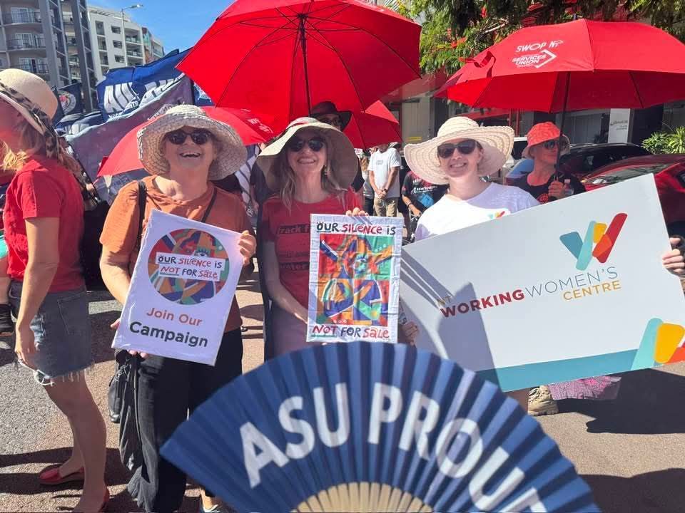 Kathy- Louise and Siobhan at 2025 Union March