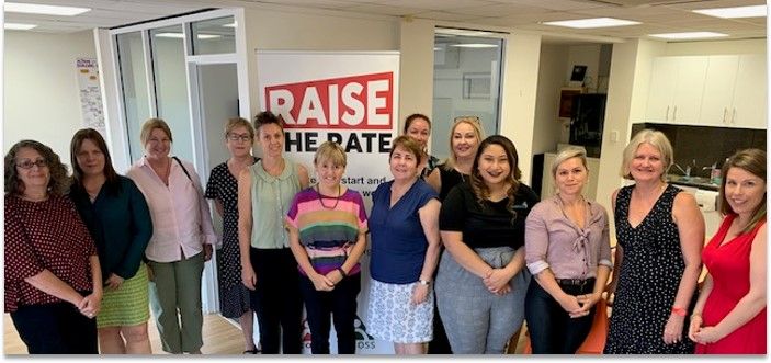 NTWWC supporting Raise the Rate Jobseeker campaign