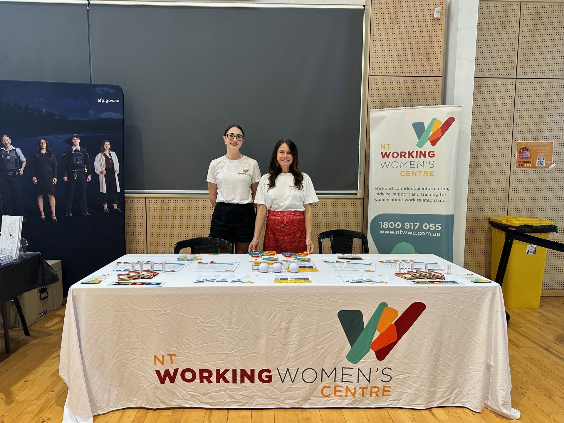 Nicki and Jess at The Joy of Many Colours Food Expo May 25