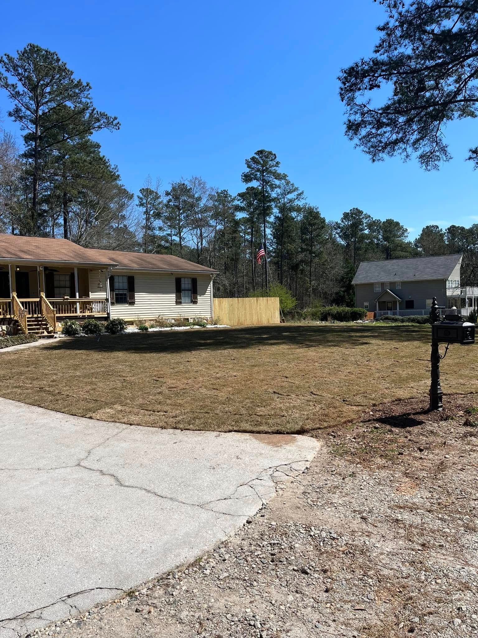 A house with a mailbox in front of it