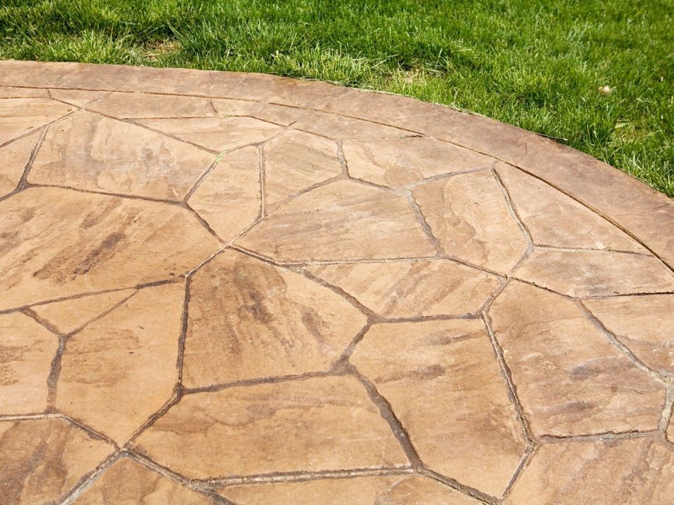stamped concrete project in Ottawa Ontario