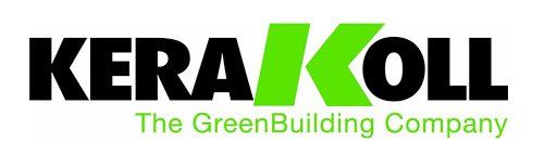 Un logo verde e nero per kerakoll l'azienda di edilizia verde