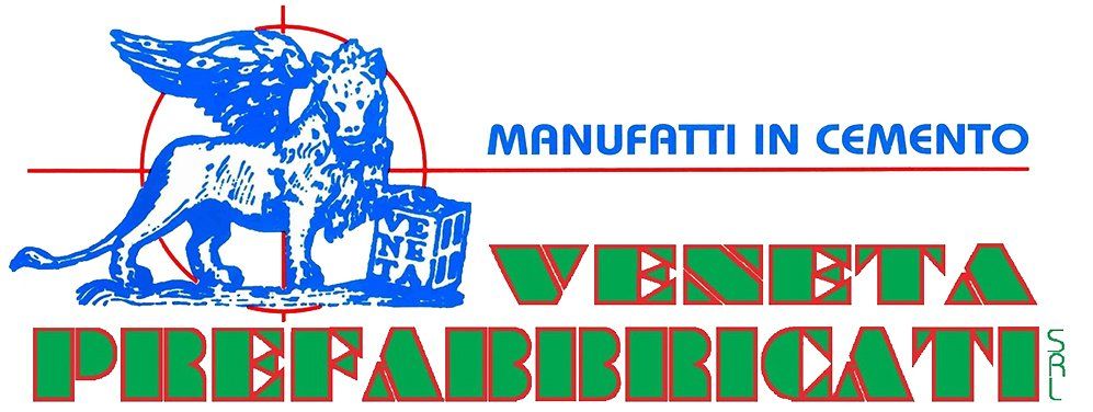A logo for manufatti in cemento veneta prefabbricate
