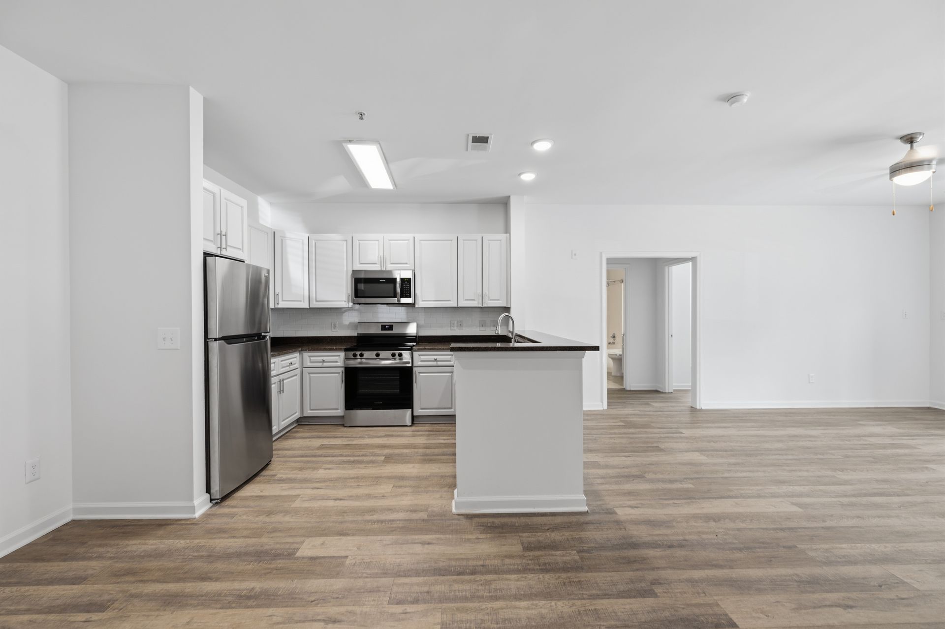 Kitchen space.