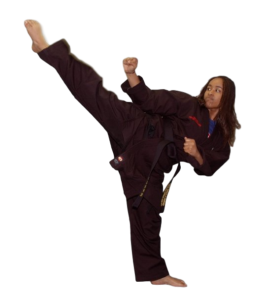 karate kick girl