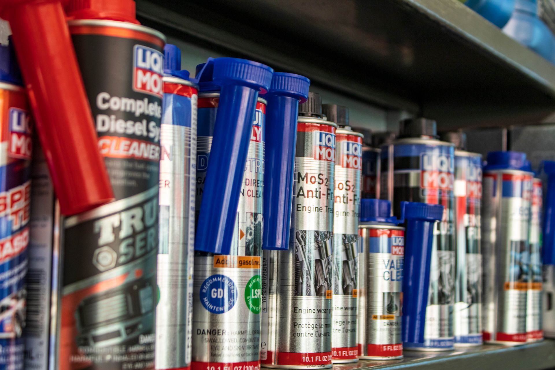 Liqui Moly Diesel And Engine Cleaner Products On Display | Reeder's Auto & Tire Blog