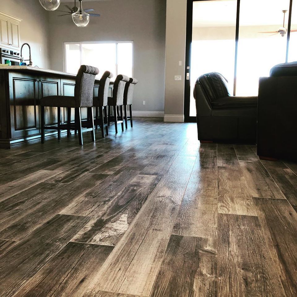 Grey Oak Wood Floor — Hard Rock Tile & Stone — Phoenix, AZ