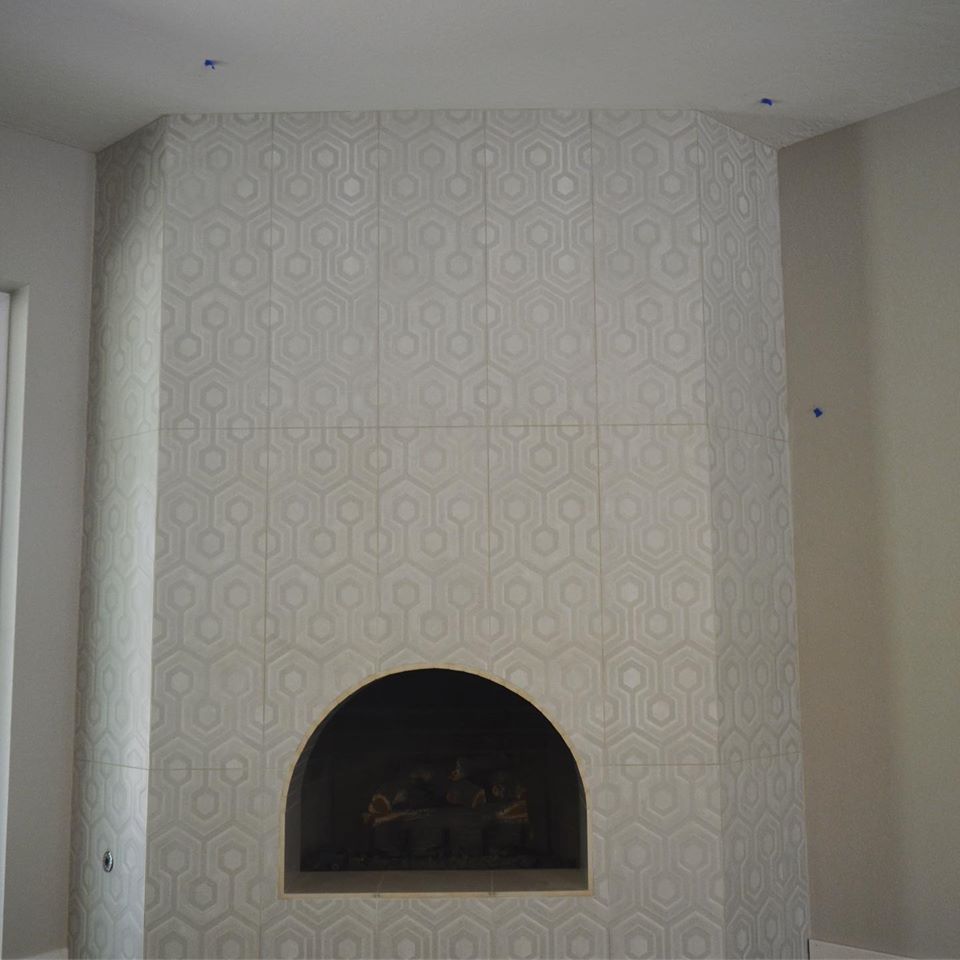 Elegant Fireplace — Hard Rock Tile & Stone — Phoenix, AZ