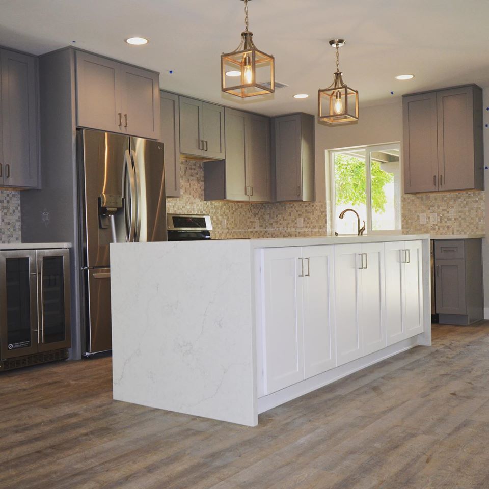 White Kitchen Center Sink — Hard Rock Tile & Stone — Phoenix, AZ