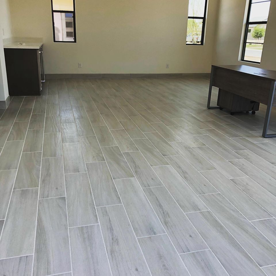 White Wood Tile Flooring — Hard Rock Tile & Stone — Phoenix, AZ