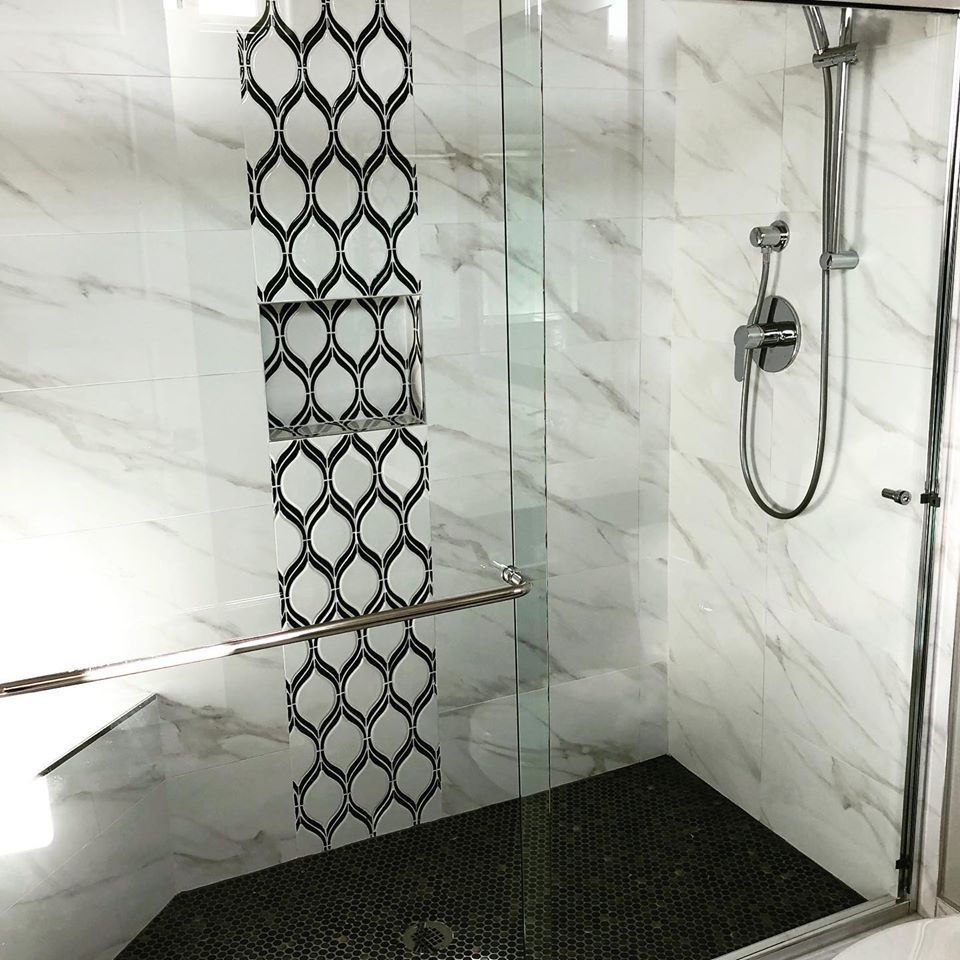 Modern Bathroom Pattern Tiles — Hard Rock Tile & Stone — Phoenix, AZ