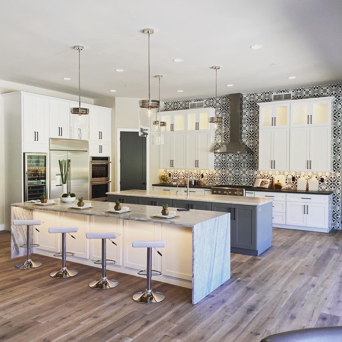 Wooden Floor Kitchen Design — Phoenix, Arizona — Hard Rock Tile & Stone