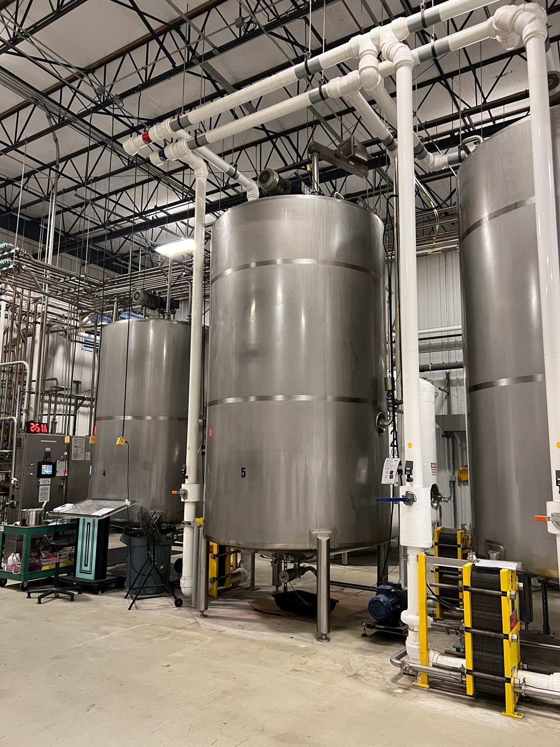 Three Large Stainless Steel Tanks — Dalton, OH — Griffith Stainless Welding LLC