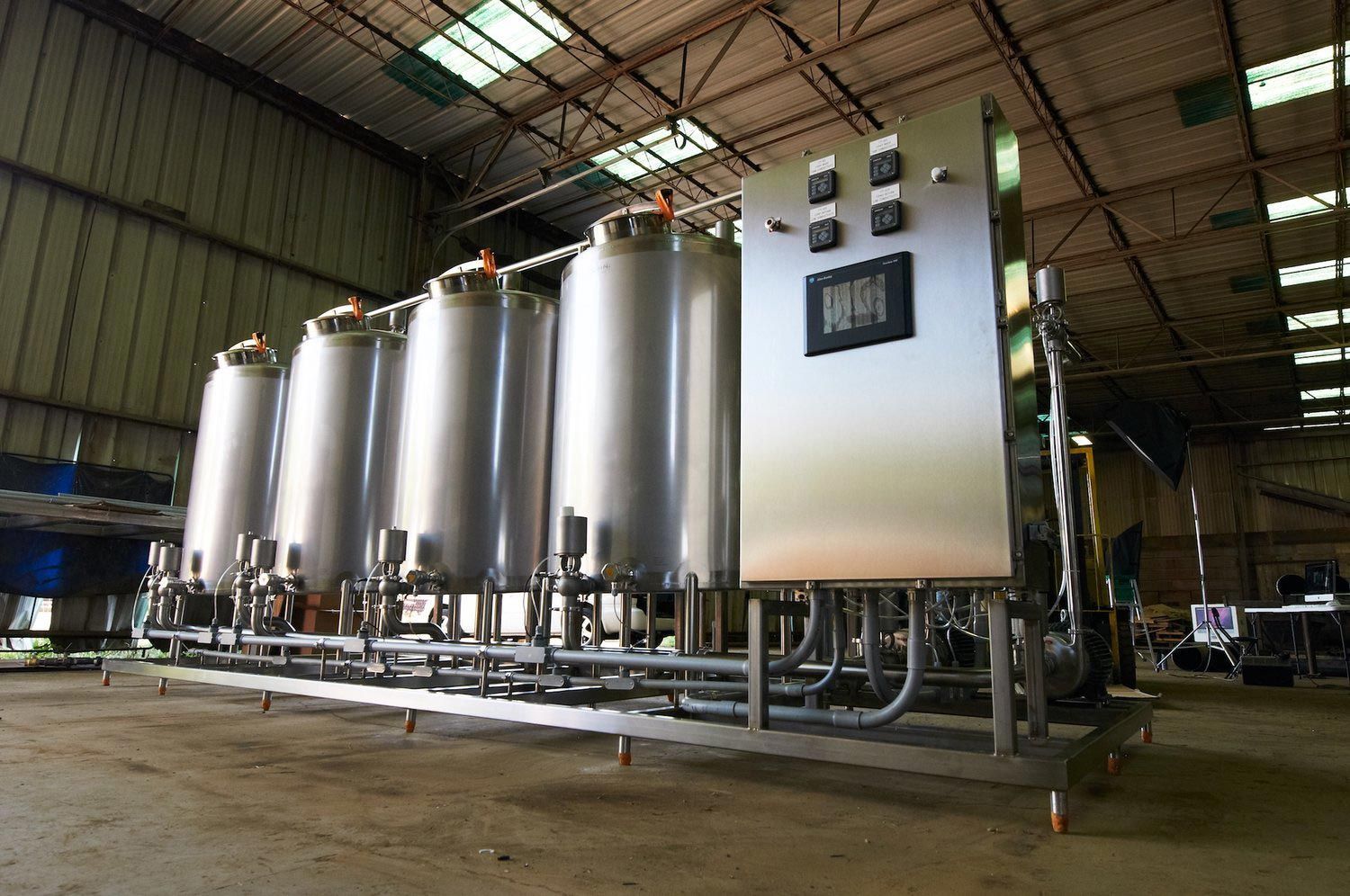 Stainless Steel Tanks In Warehouse — Dalton, OH — Griffith Stainless Welding LLC