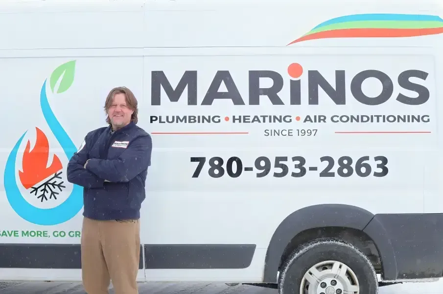 one of Marino's members is standing in front of the bus. Contact with him