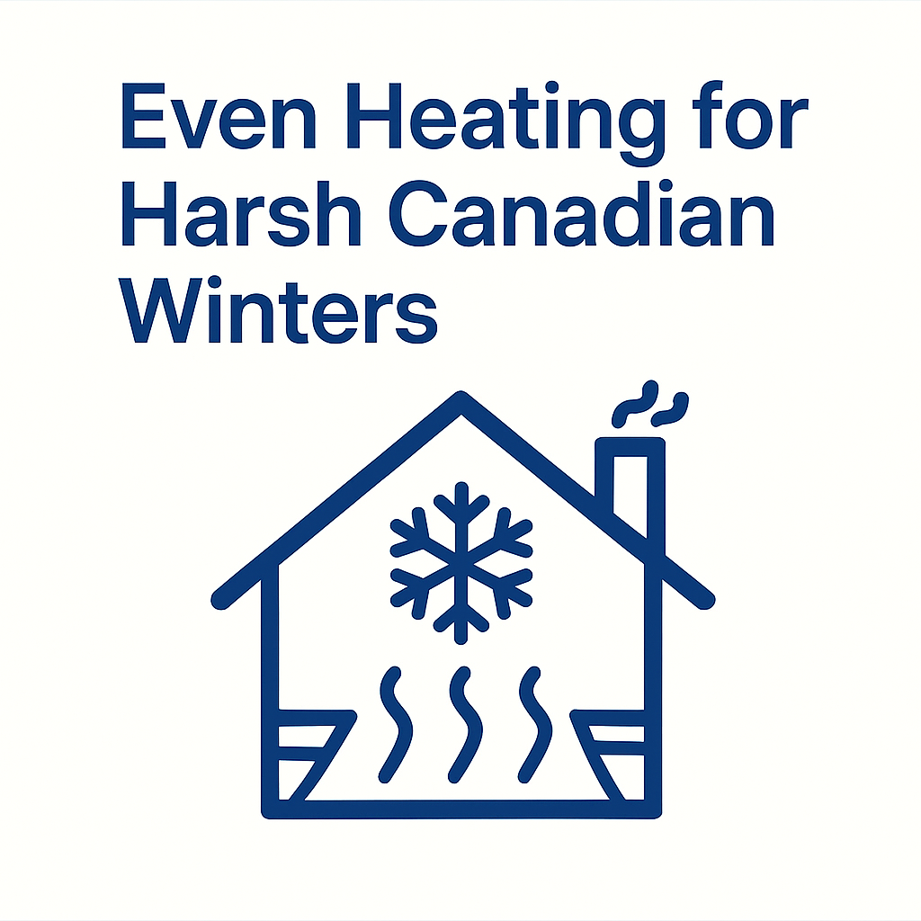 Even heating for harsh Canadian winters
