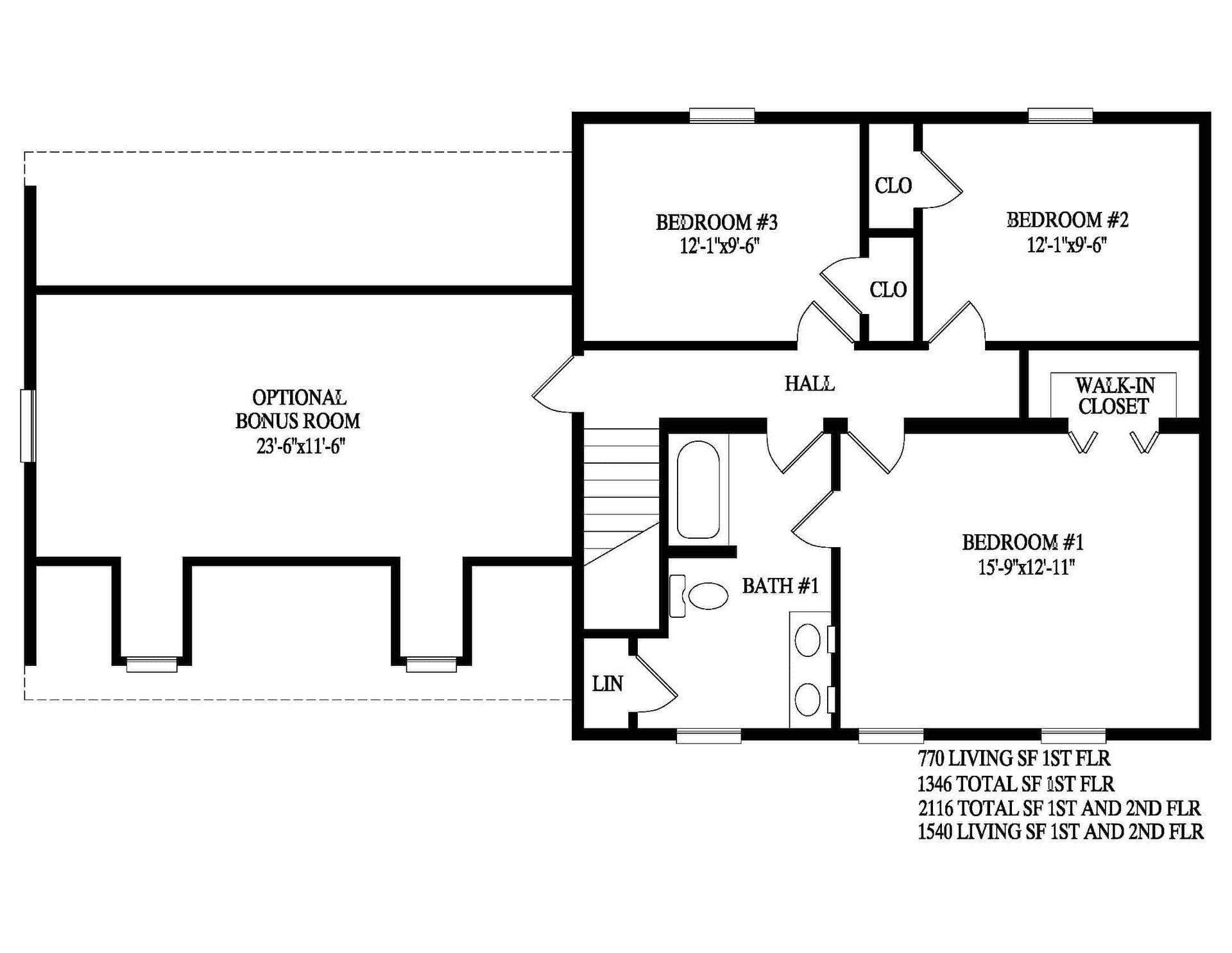A black and white floor plan of a house.