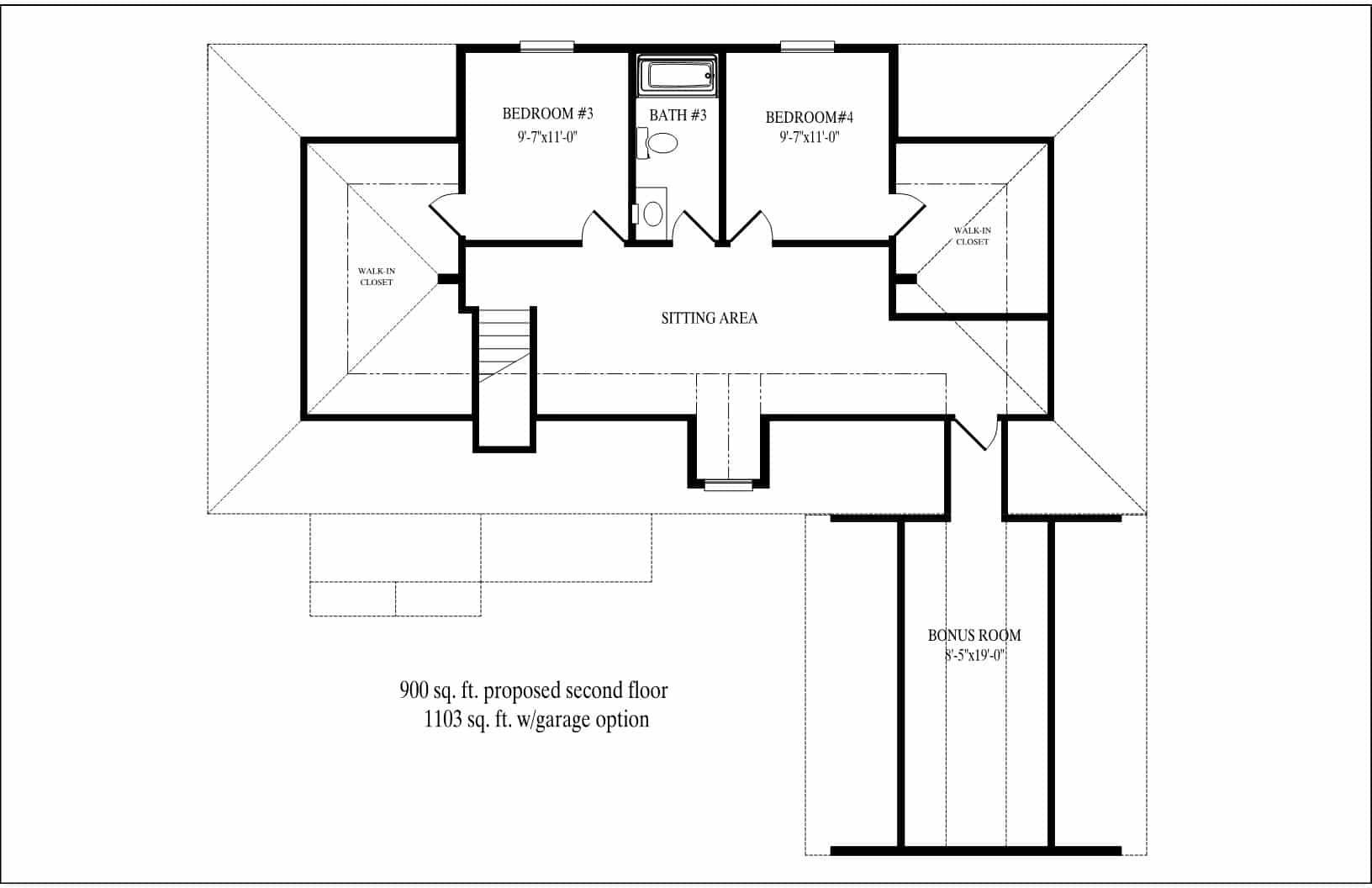 A black and white floor plan of a house