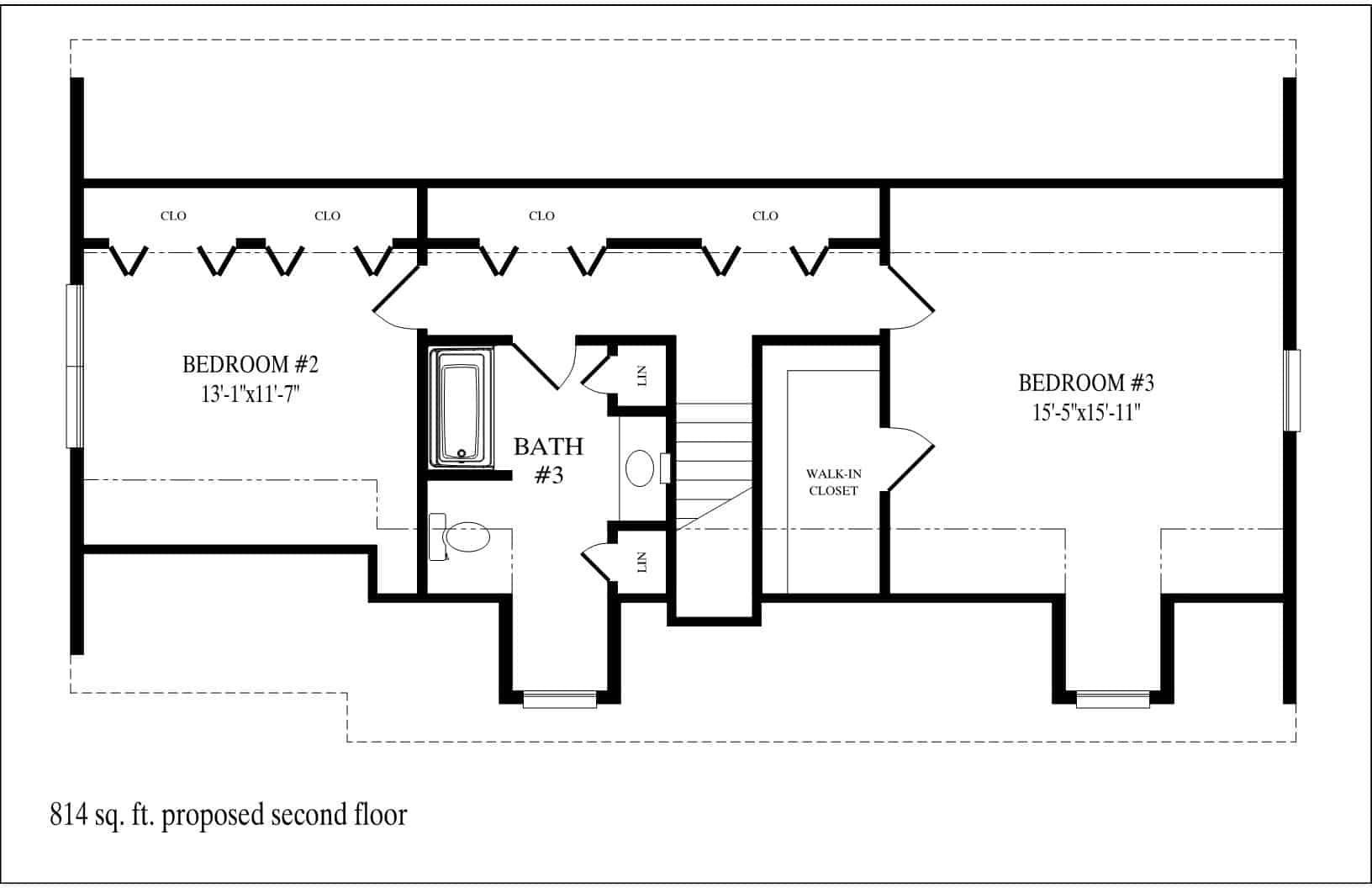 A black and white floor plan of a house.