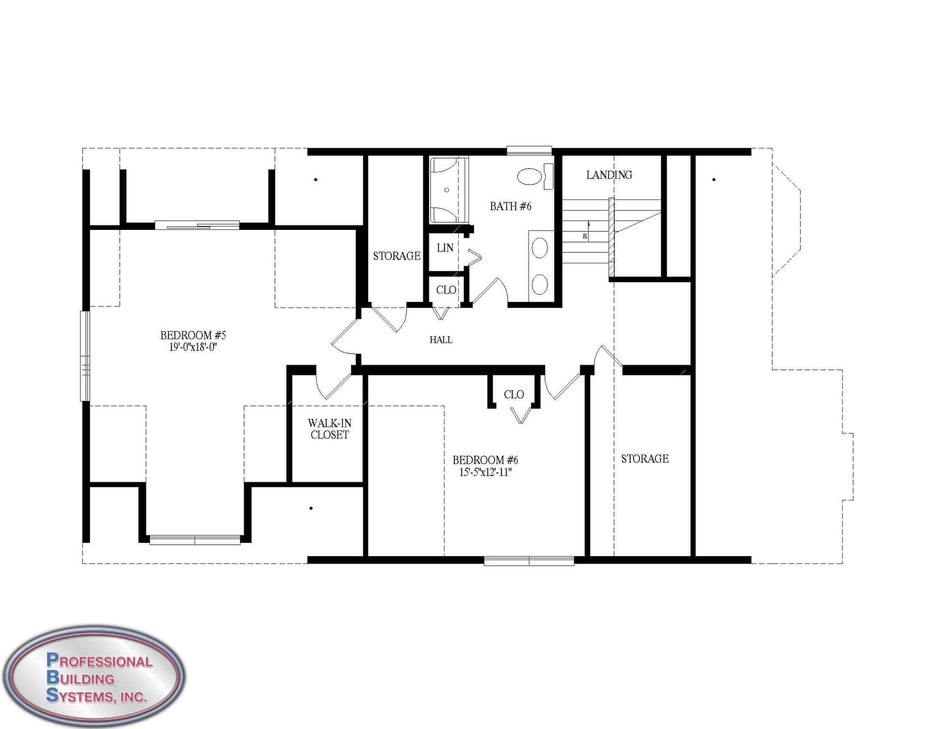 A black and white floor plan of a house.
