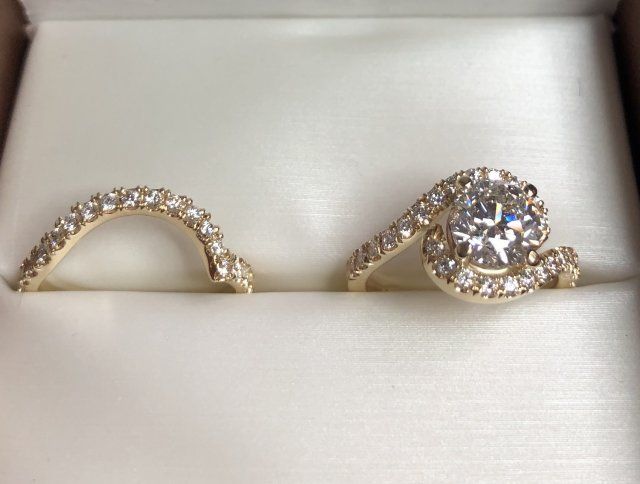 Beautifully custom-made wedding set!
