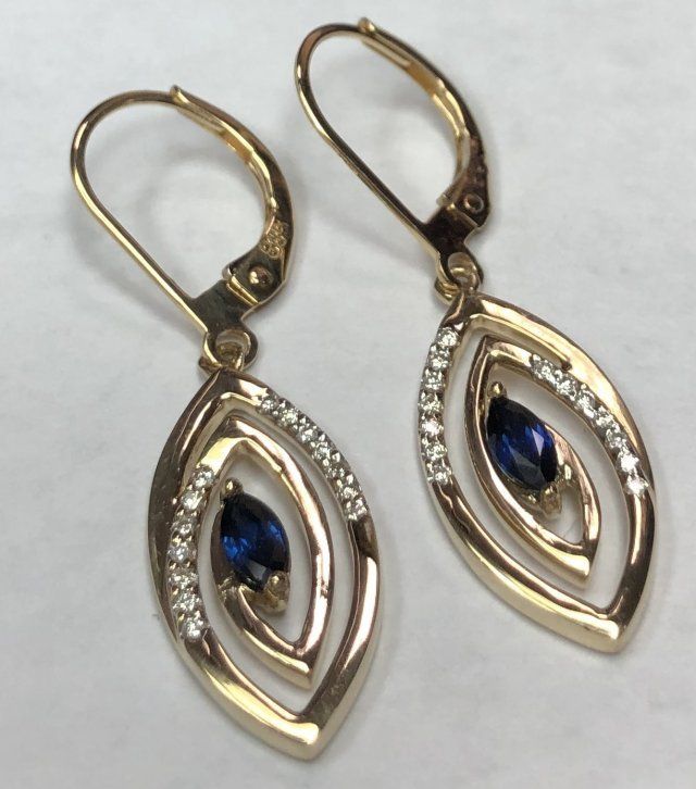 Stunning, custom made earrings.
