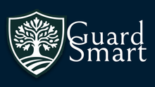 A logo for guard smart with a tree on it