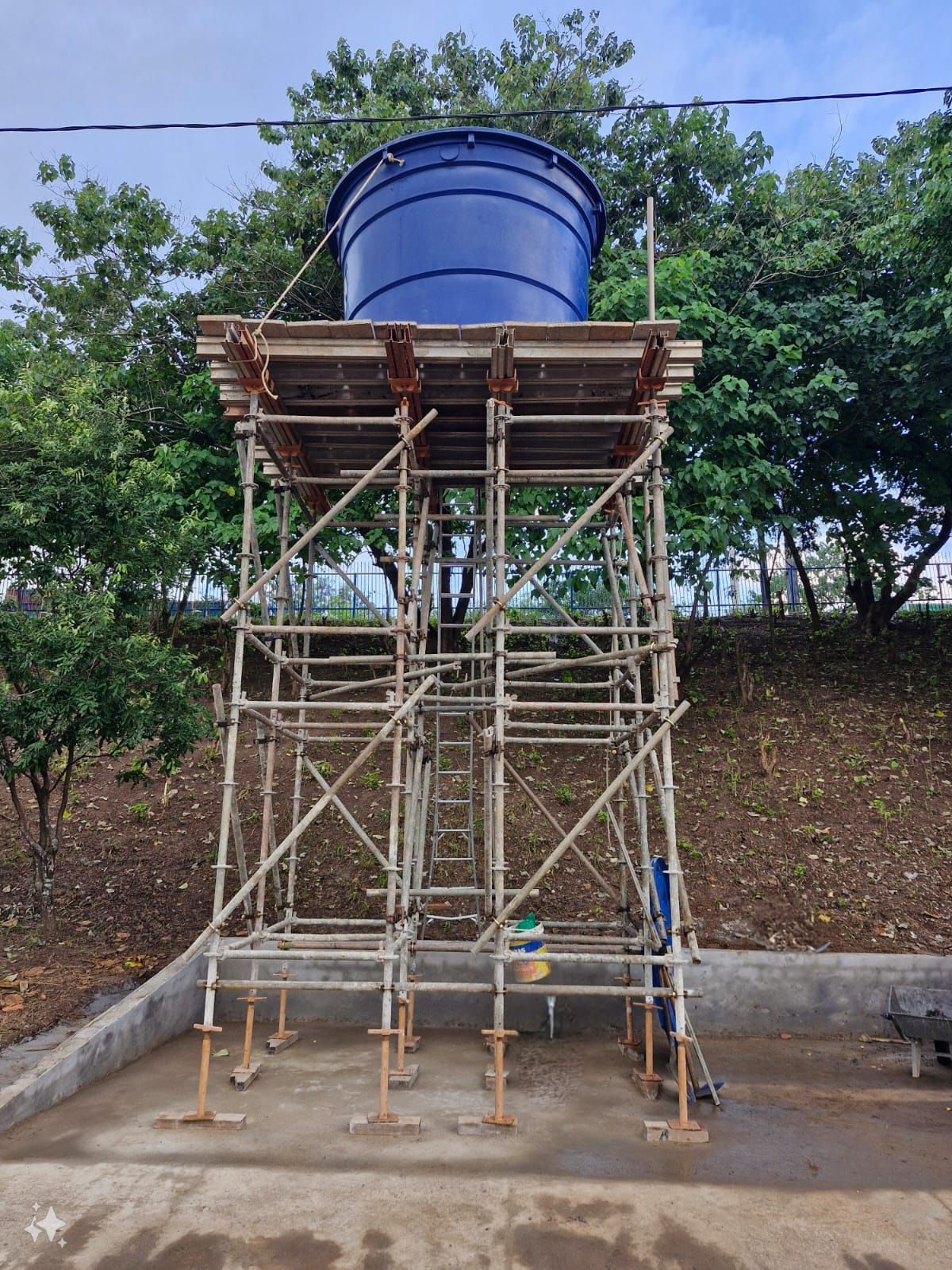 torre de escoramento