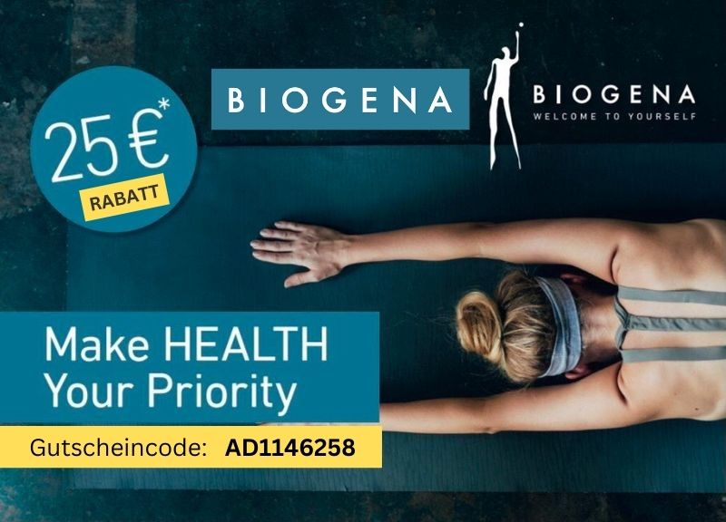 BIOGENA Gutschein Gutscheincode 25 Euro Rabatt