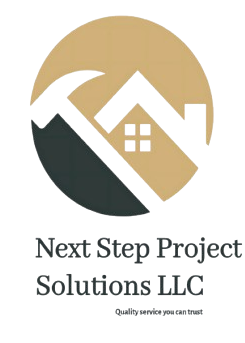 A logo for a company called next step project solutions llc