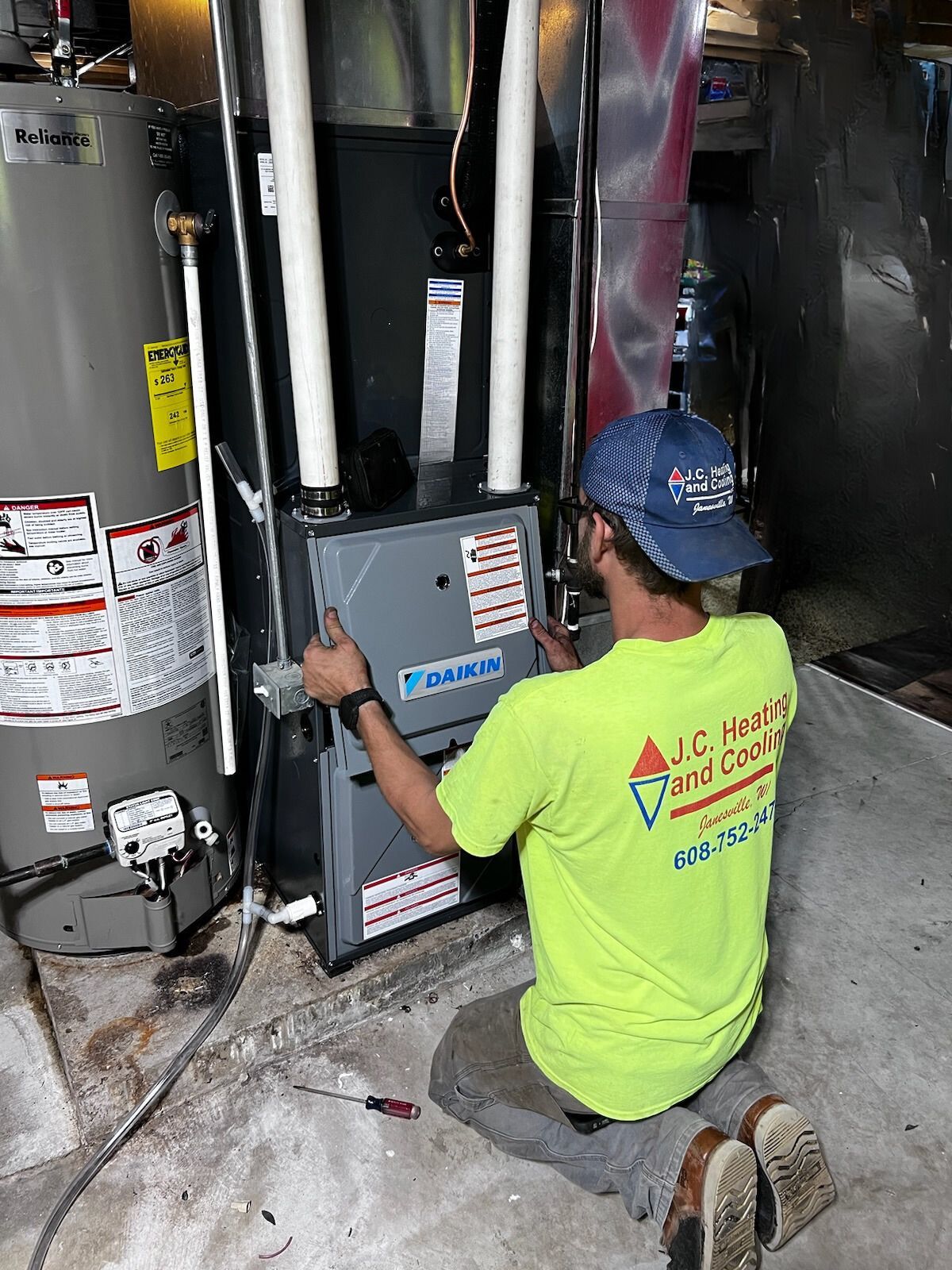 Residential Air Conditioning Repair — Janesville, WI — J.C. Heating and Cooling, Inc.