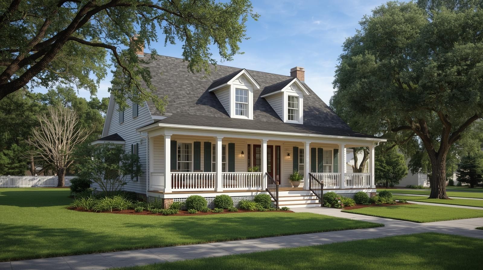 Single-family home in a quiet Anderson, SC neighborhood with a front porch and landscaped yard.