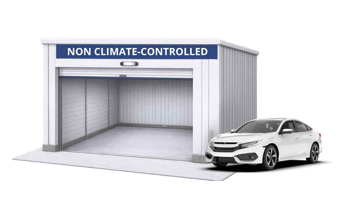 Drive-up storage at CareSafe Storage Williston