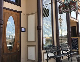 Quincys Tavern Main Door — Leadville, CO — Quincys Steak & Spirits