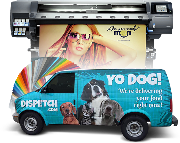 Vinyl Printing 4 Less signs, banners, decals, t-shirts and vehicle wraps